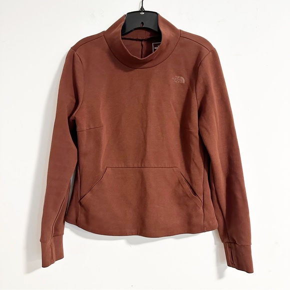 The North Face Tops - The North Face Rust Brown Mock Neck Long Sleeve Top - Women's Medium